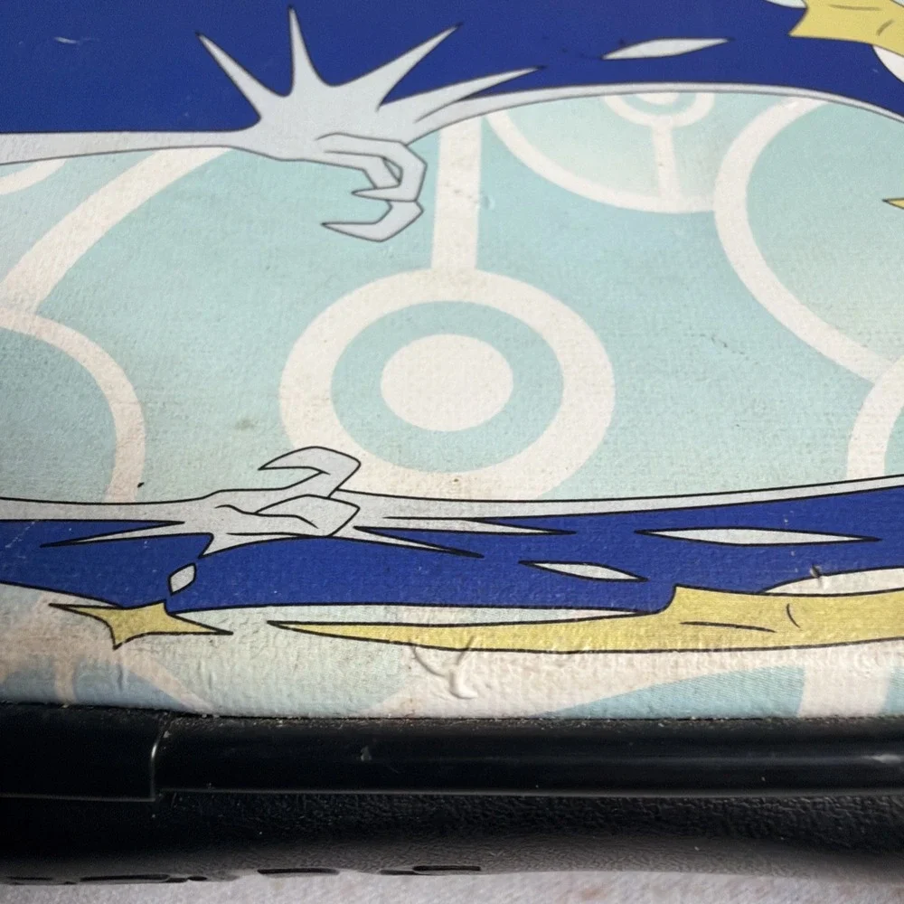 Nintendo DS Pokemon Travel Game Carrying Case Blue Cover Damage Used